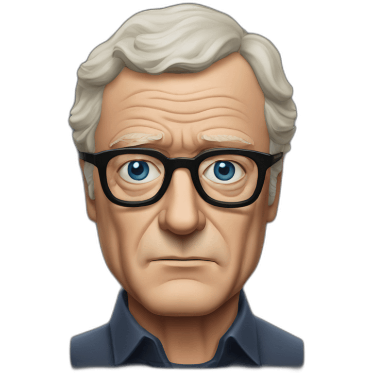 Michael Caine serious emoji