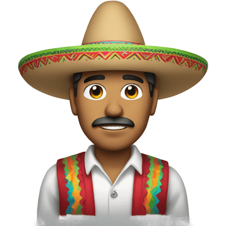  Mexican man wearing a sombrero emoji