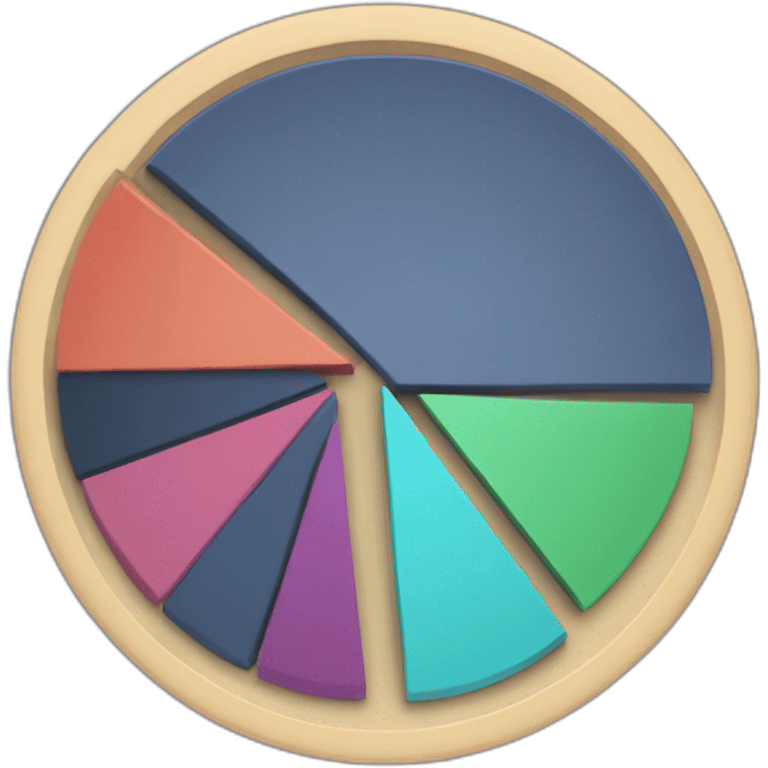 pie chart on assets emoji