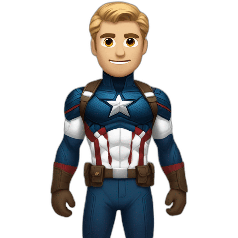 capitan america fullbody emoji