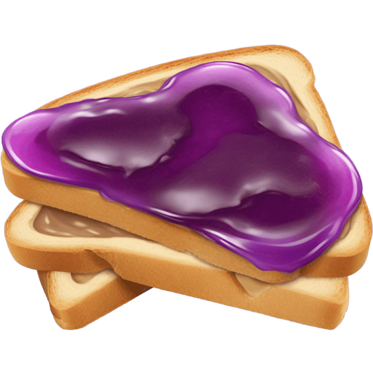 Peanut butter and jelly emoji