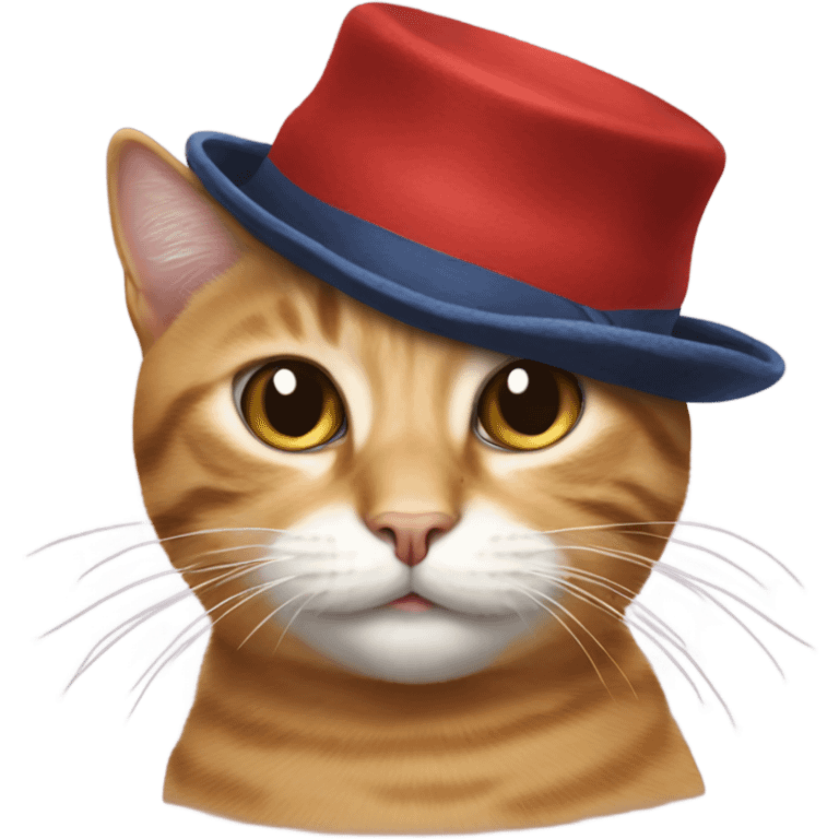 Cat in a hat emoji