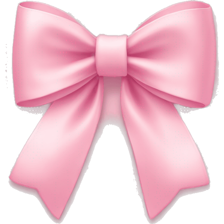 light pink bow on light pink bow emoji