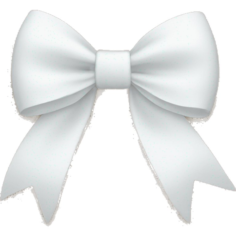 white bows emoji