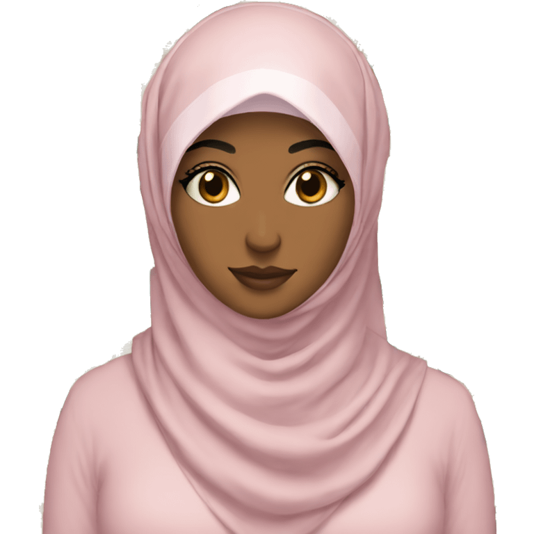 Hijabi with flowers emoji