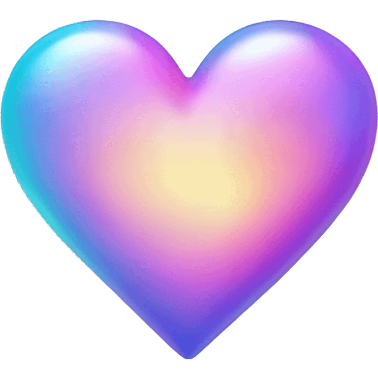 iridescent heart emoji