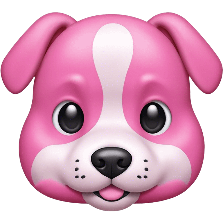 Pink Dog  emoji