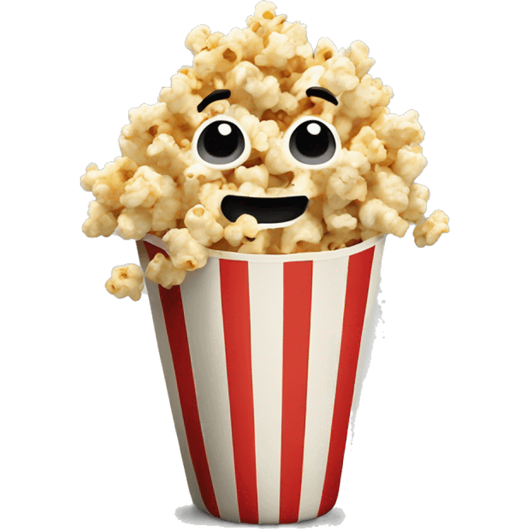 a solo pop corn emoji