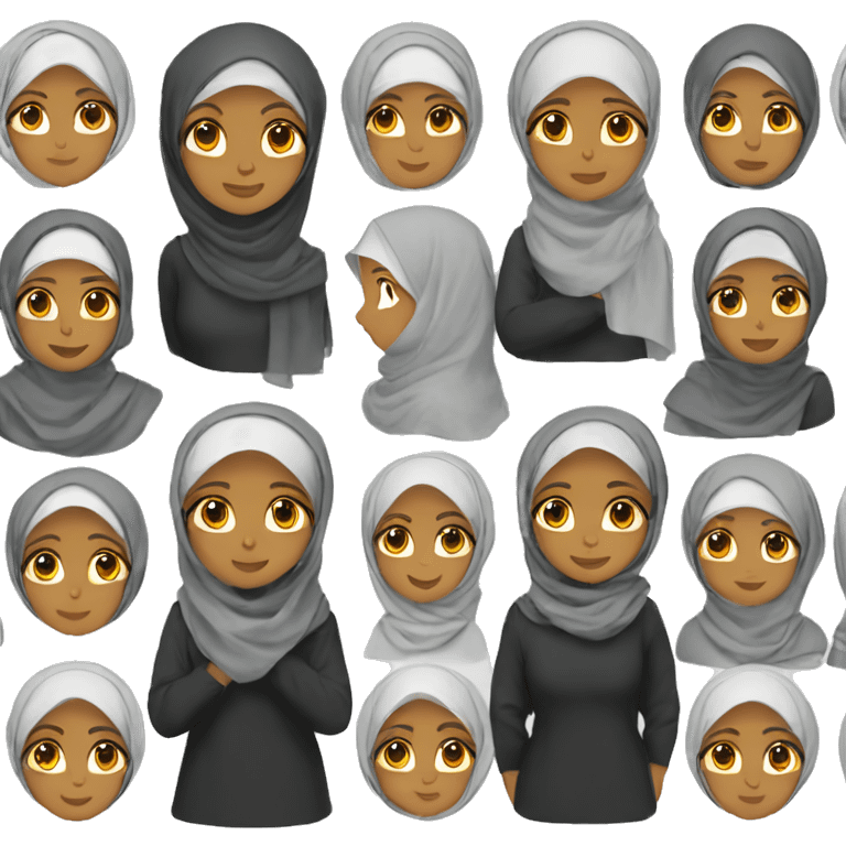 Modest hijabi emoji