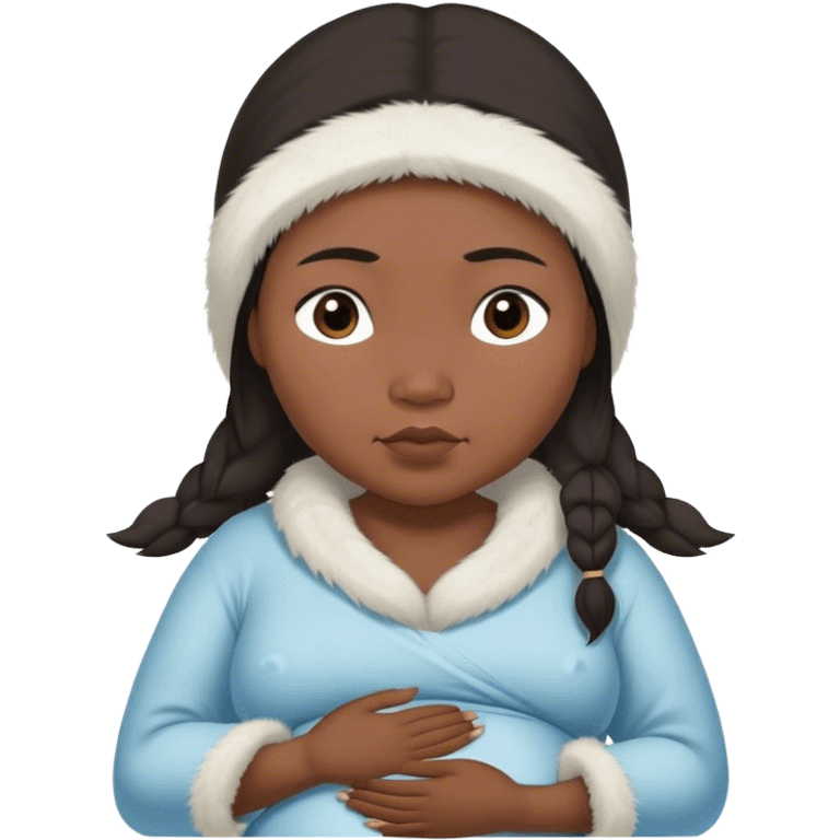 pregnant Inuit woman emoji