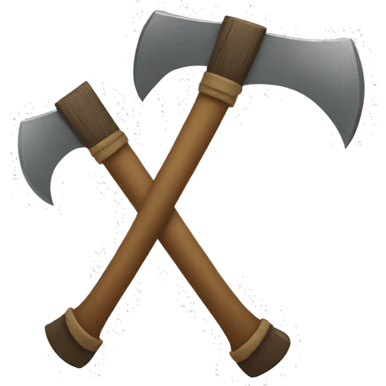 double axe emoji