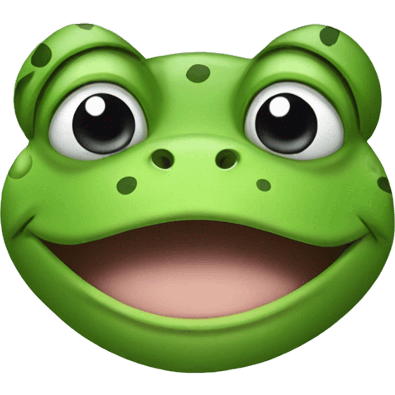 frog with a cow face emoji