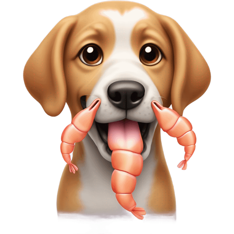 shrimp dog  emoji