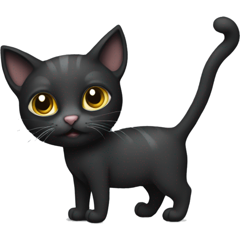 Cat black  emoji