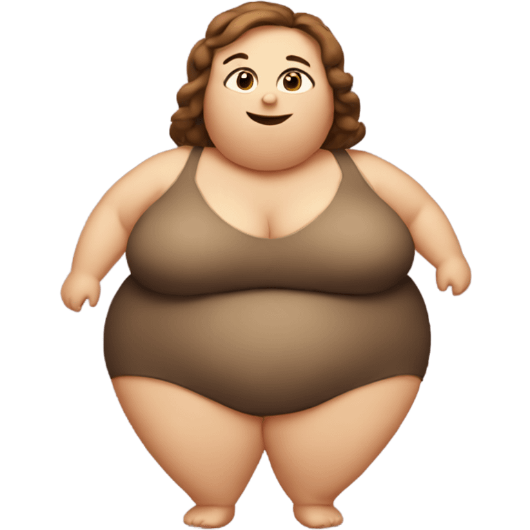 Big belly woman emoji