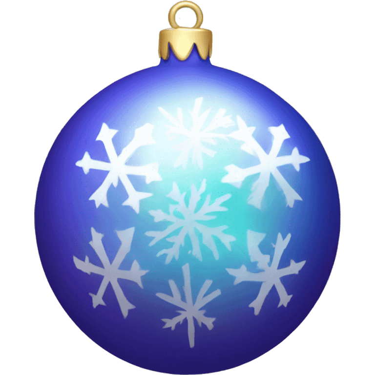 shiny christmas ball emoji