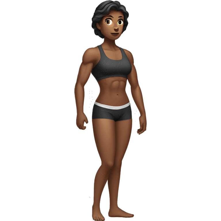 A muscular woman  emoji