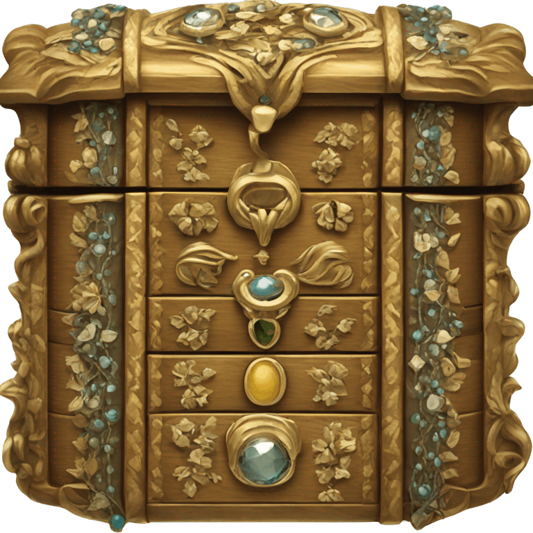 antique jewelry box emoji