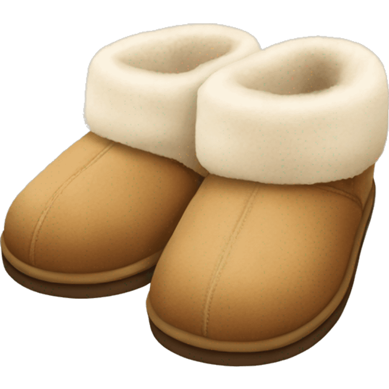 cozy ugg slippers emoji