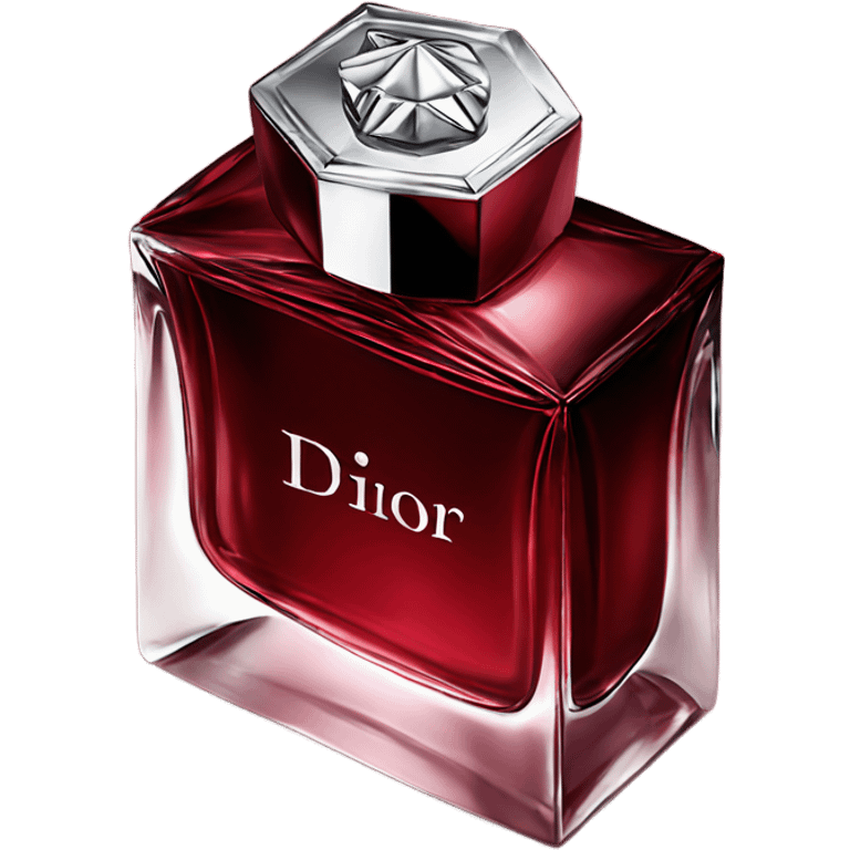 Dark red Dior parfum  emoji