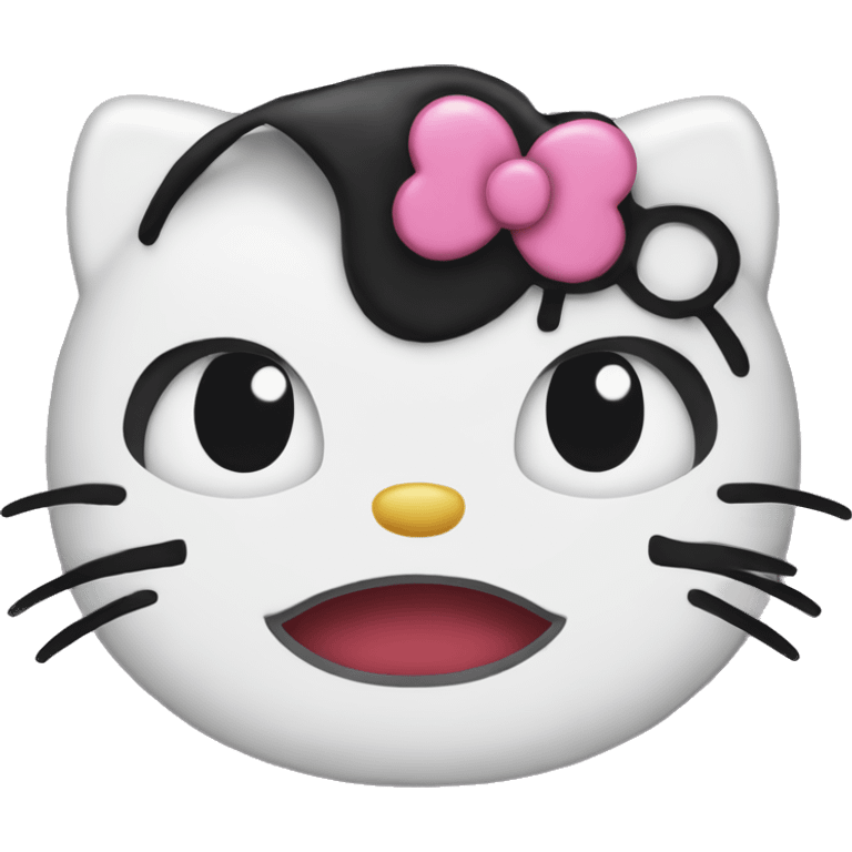 Hello kitty mad emoji