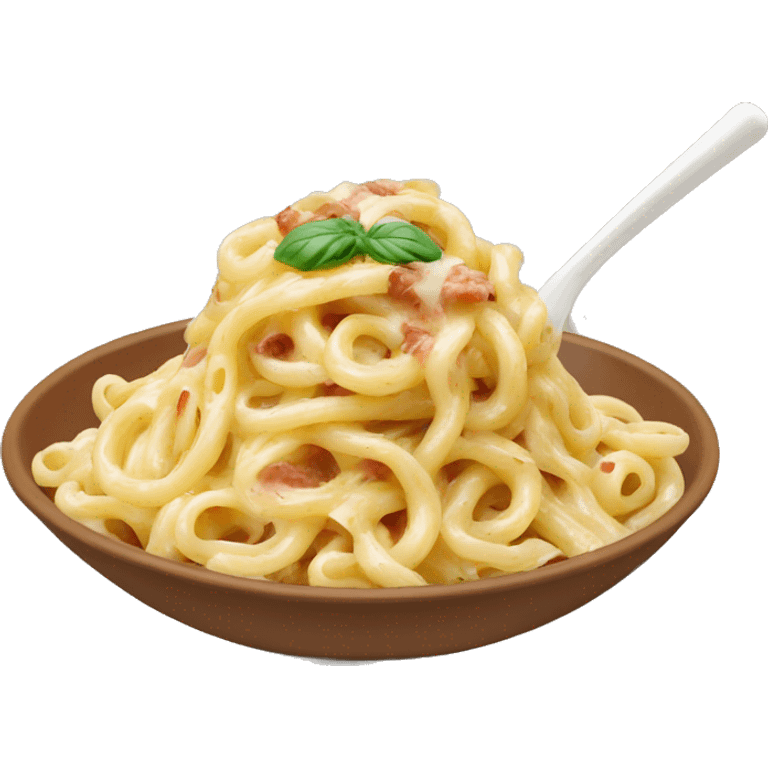 Buldak carbonara noodles emoji