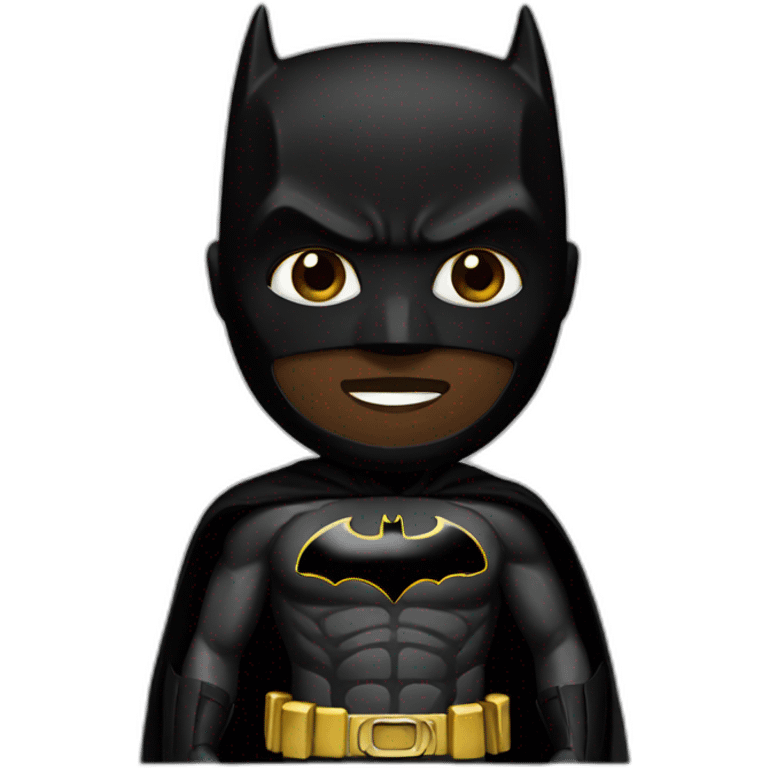 Black batman emoji