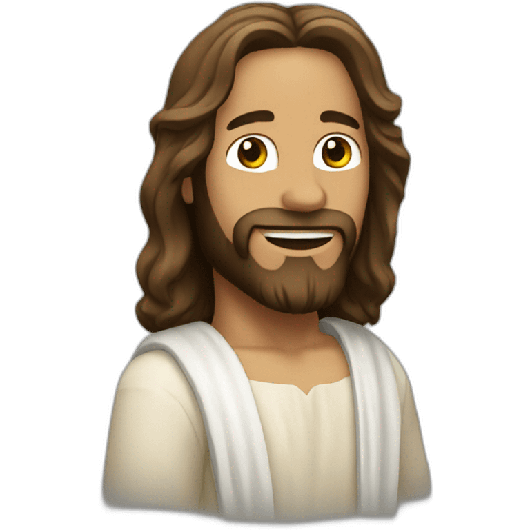 Jesus rock star emoji