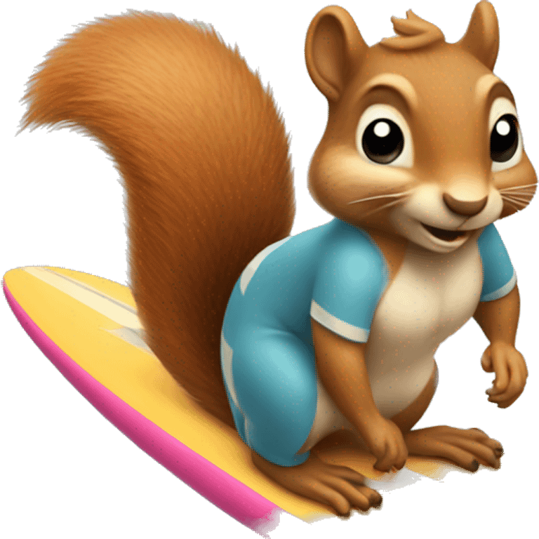 squirrel on a surfboard emoji