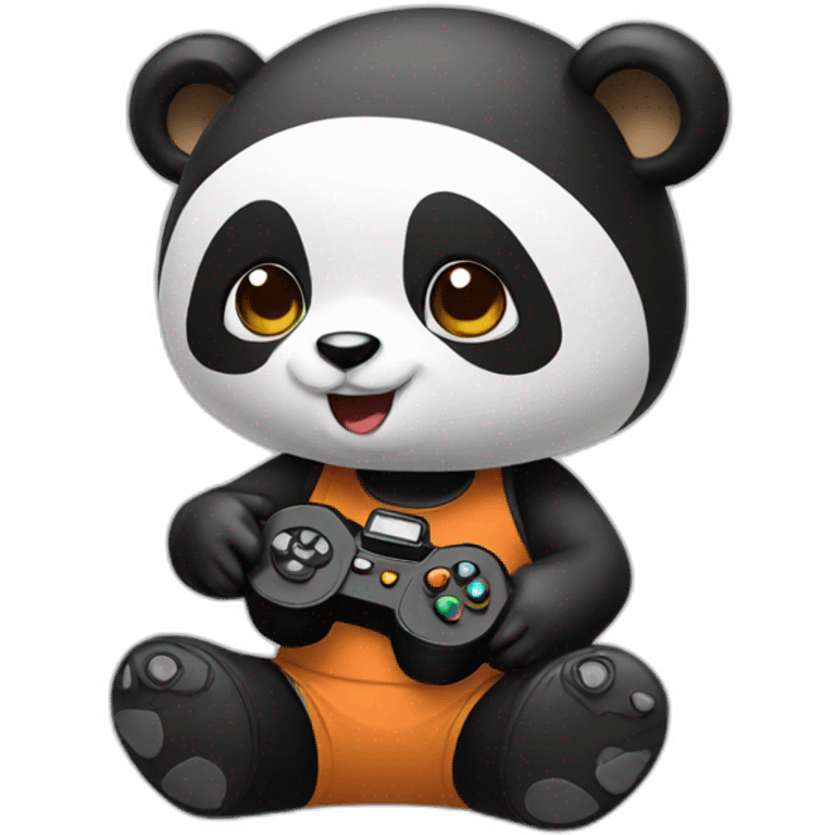 panda gamer emoji