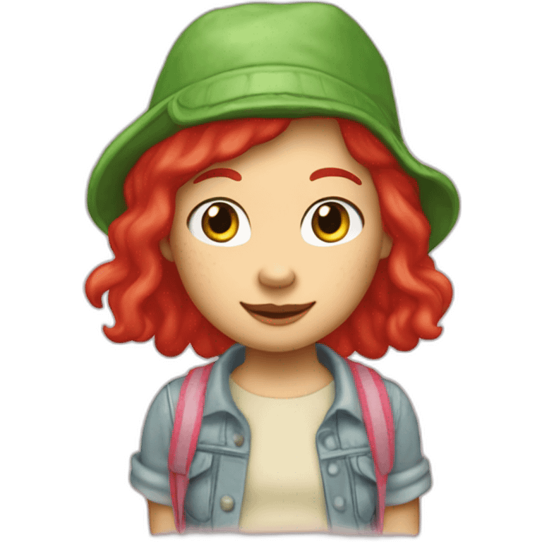 strawberry shortcake ginger girl tomboy 2003 emoji