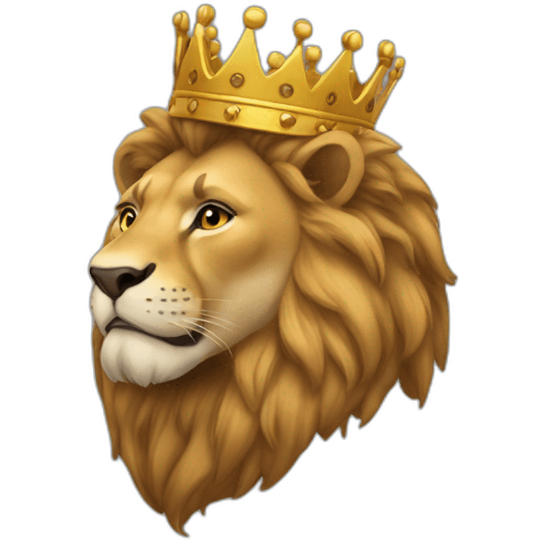 King of the lions emoji