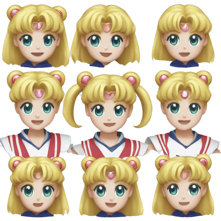 sailor moon pixel emoji  emoji