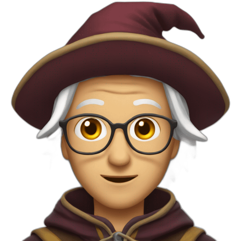 Sorcière rougge emoji