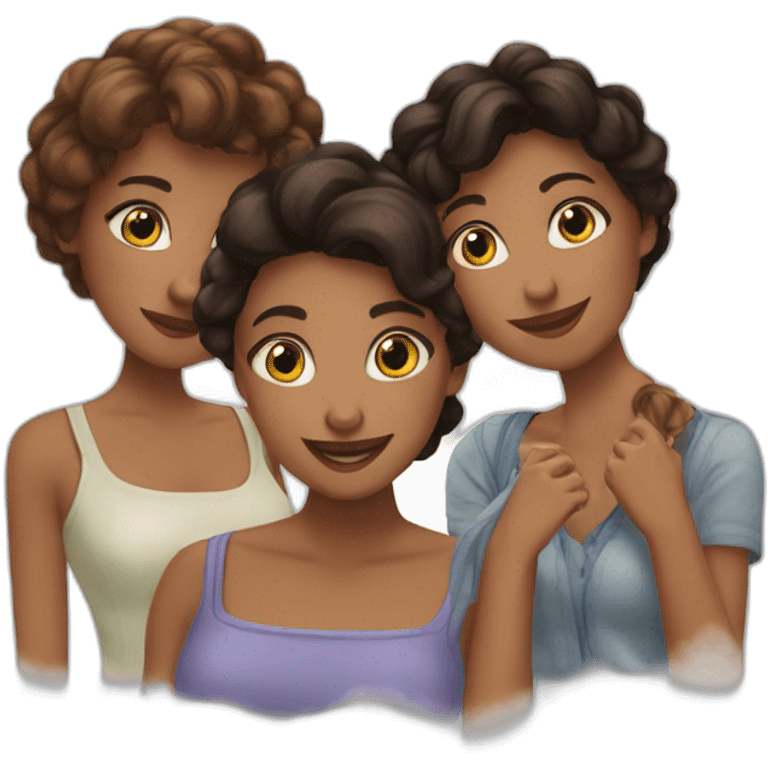 Best Friends forever cinq filles emoji