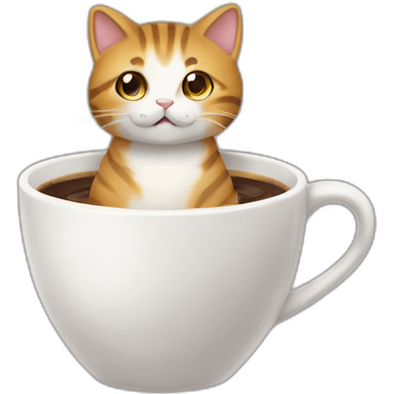 コーヒー カフェ 猫 emoji