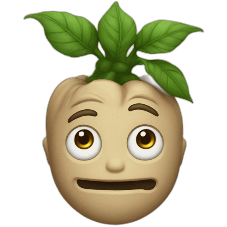 Harry Potter Mandrake emoji