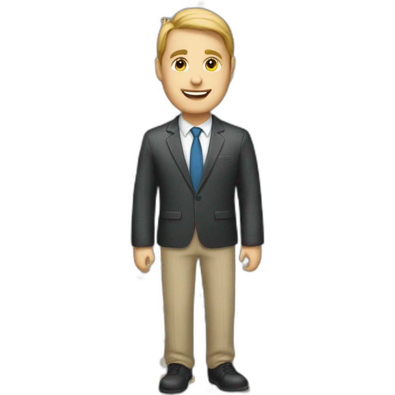 US white Male office Worker emoji