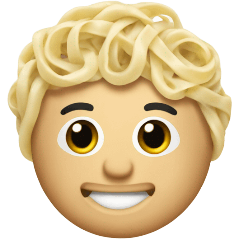 Fettuccini Alfredo chicken emoji