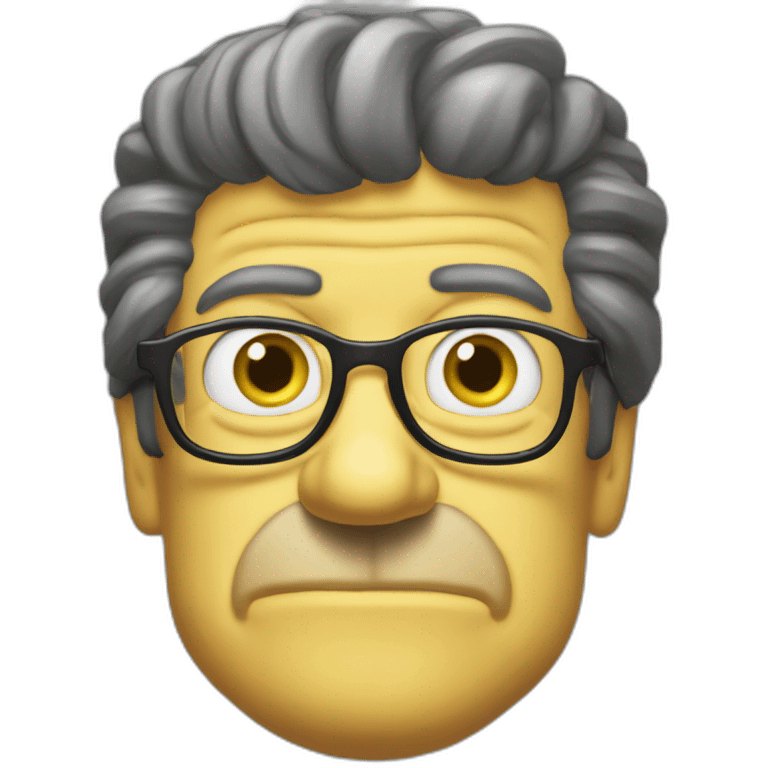 Mélenchon simpson emoji