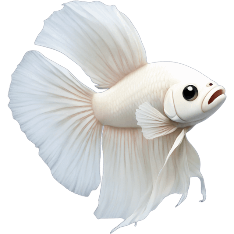 White betta emoji