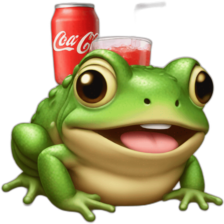 Toad drink coca emoji