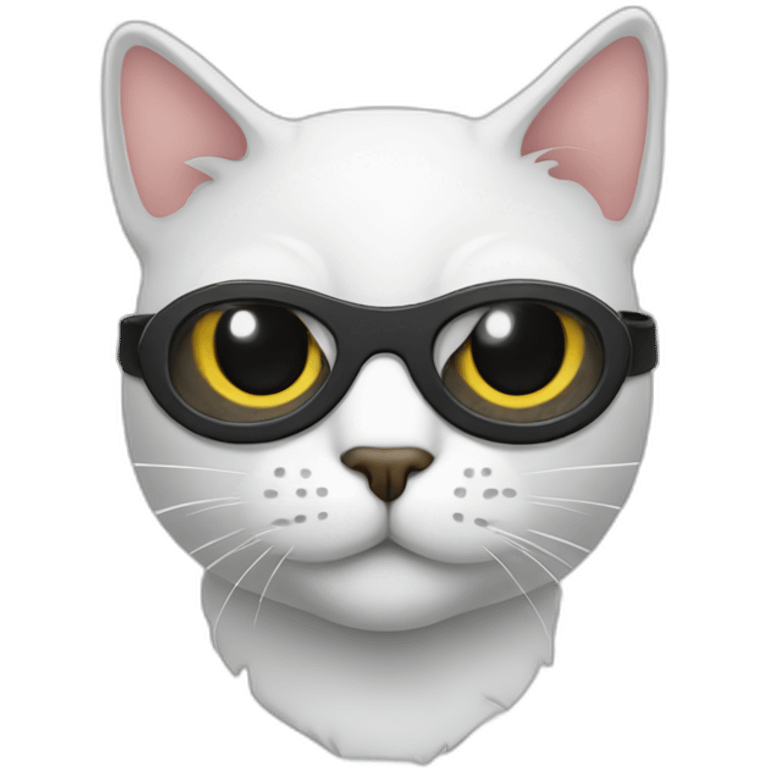 Cat wearing an eye patch emoji