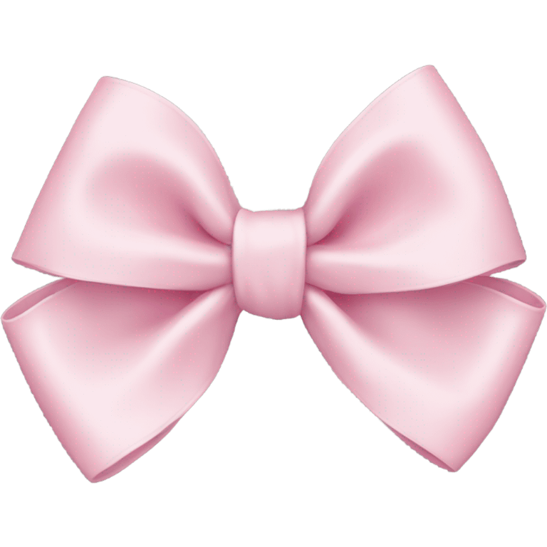 Light pink bow emoji