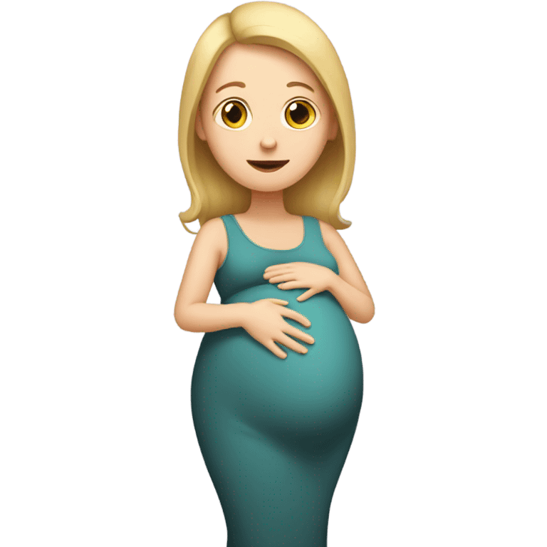 White pregnant woman  emoji