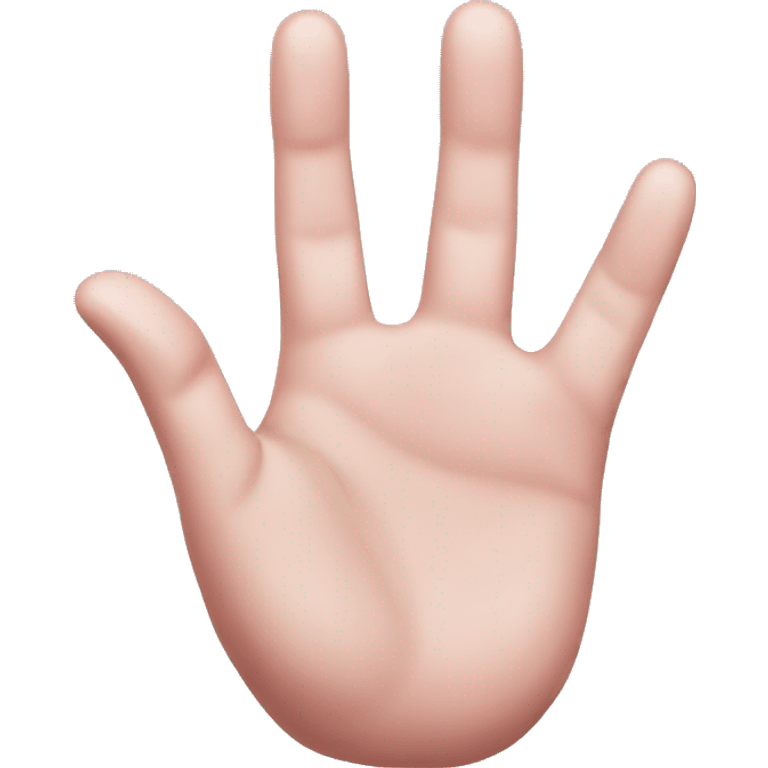 realistic hand gum emoji