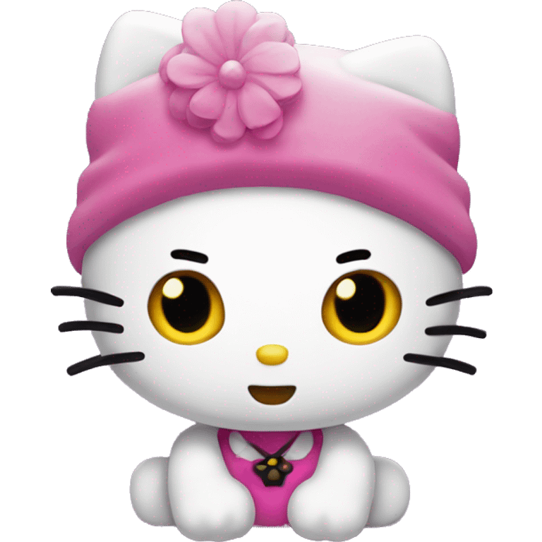 Halloween hello kitty emoji