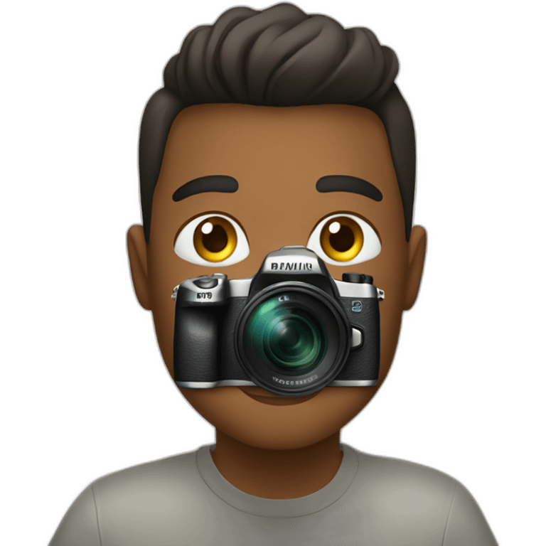 vlogging using mirrorless camera emoji