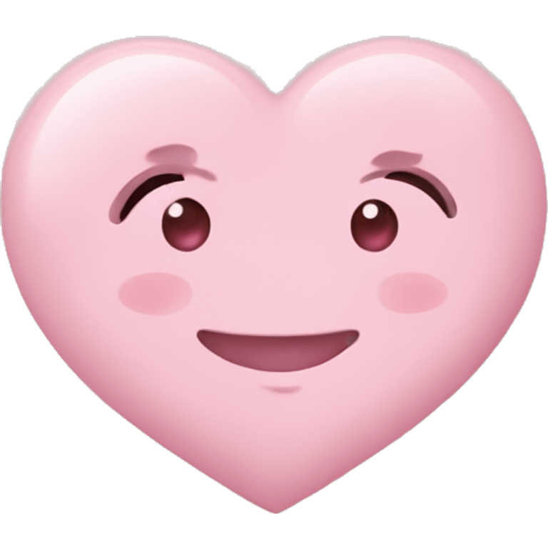 Heart baby pink  emoji