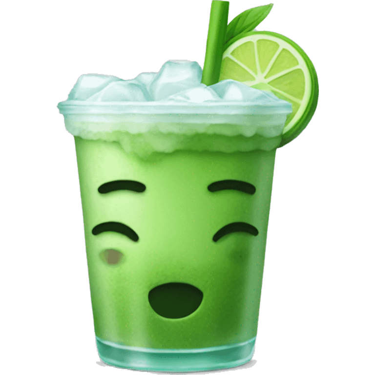 Iced Matcha  emoji